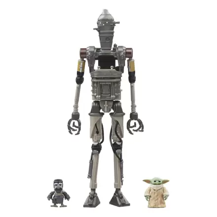 Star Wars: The Mandalorian Vintage Collection Figurina de Acțiune Set de 3 IG-12, Grogu & Anzellan 10 cm poza produsului