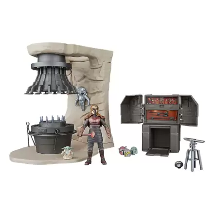 Star Wars The Mandalorian Vintage Collection Forja Armurierului cu Armurierul (Lakeside Covert World) poza produsului
