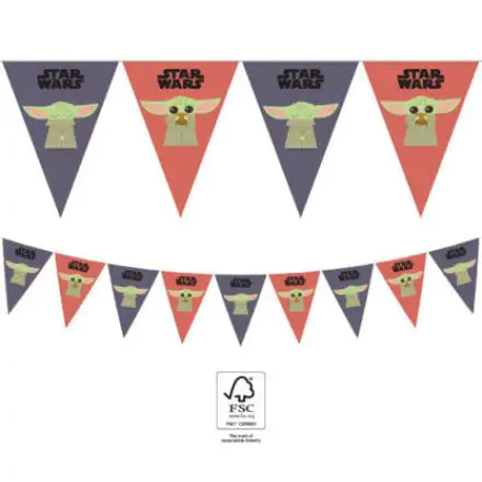 Star Wars The Mandalorian ghirlanda decorativa cu stegulete FSC 2.3 m poza produsului
