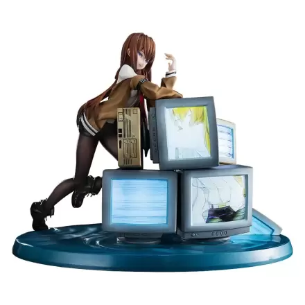 Steins Gate 0 Statuie PVC 1/7 Kurisu Makise Cu Funcție de Iluminare LED 21 cm termékfotója