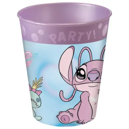 Stitch and Angel Cute micro premium plastic cup set 4 buc 250 ml poza produsului