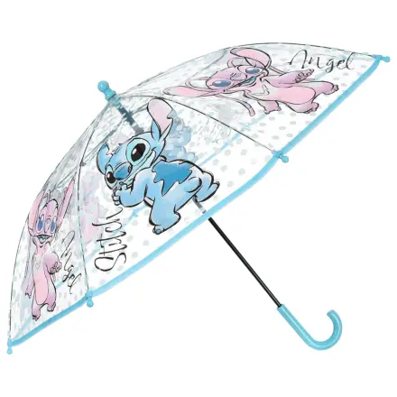 Stitch Angel umbrela transparenta pentru copii 72 cm poza produsului