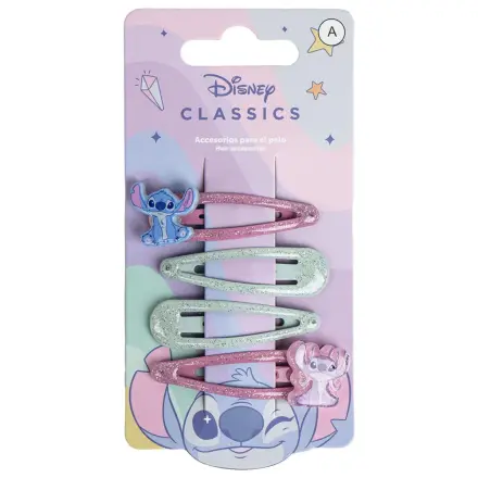 Stitch Angel Hair Clip Set 4 bucati poza produsului