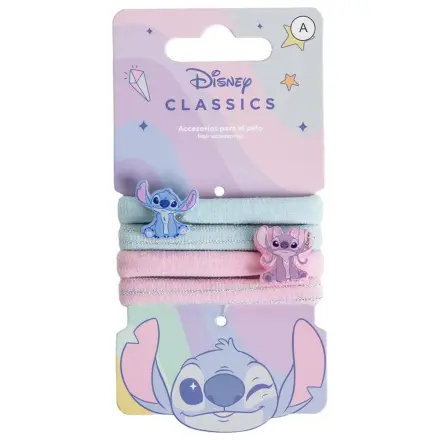 Stitch Angel Hair Tie Set 4 buc poza produsului