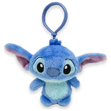 Stitch Blue figurina plus 3D cu agatator, breloc pentru geanta 12 cm poza produsului