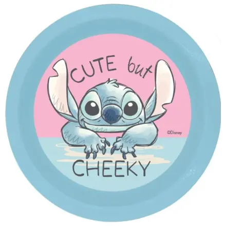 Stitch Cheeky Plastic Placă plată poza produsului