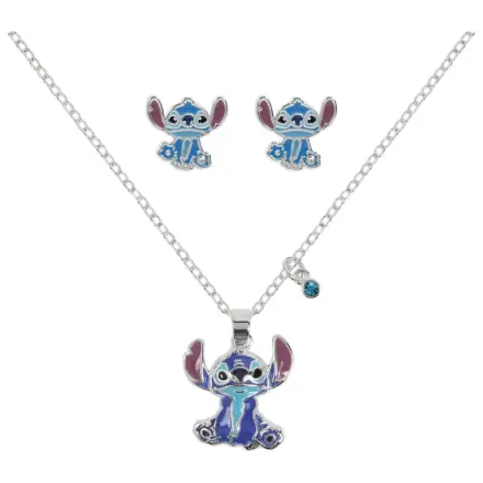 Stitch Cercei si Colier Set Alama Placata poza produsului