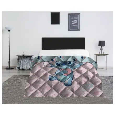 Stitch Heart Quilted Cuvertura de pat, Plapuma 240x220cm poza produsului
