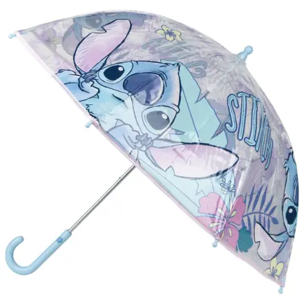 Stitch Hibiscus Kids' Transparent Umbrella Ø71 cm poza produsului