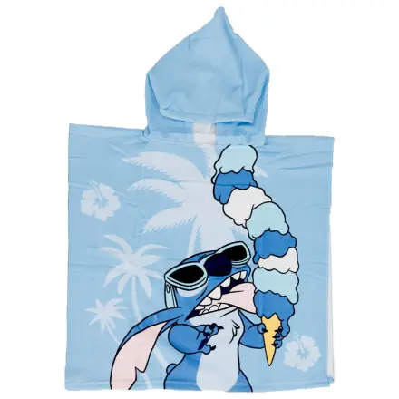 Lilo and Stitch prosop de plaja in forma de poncho cu tema inghetata 55x110 cm poza produsului