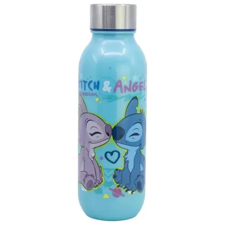 Stitch Love plastic sticla de apa cu capac cu filet 640 ml poza produsului