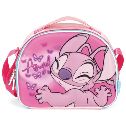 Stitch Pink Angel Geanta de pranz termo 3D 26 cm poza produsului