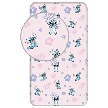 Stitch Pink Cearsaf de pat mulat 90x200 cm poza produsului