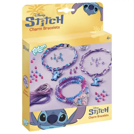 Stitch Purple charm bracelet making kit poza produsului