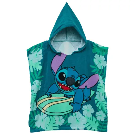 Stitch Surf Beach Prosop Poncho poza produsului