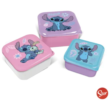 Stitch Watercolor Snack Boxes 3 bucăți poza produsului