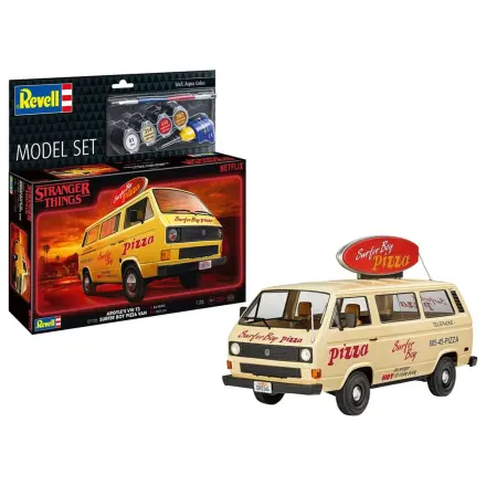Stranger Things Set de Kit de Model 1/25 VW T3 Bus Surfer Boy (Aqua Color) 19 cm poza produsului