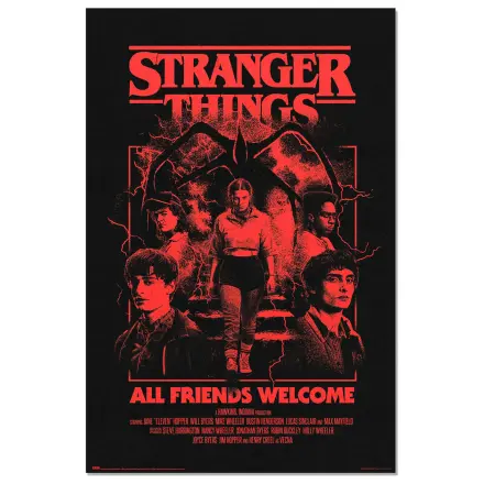Stranger Things All Friends Welcome poster poza produsului