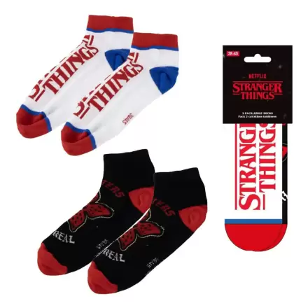 Stranger Things Sosete scurte (Ankle socks) pachete de 2 bucati 38-45 poza produsului