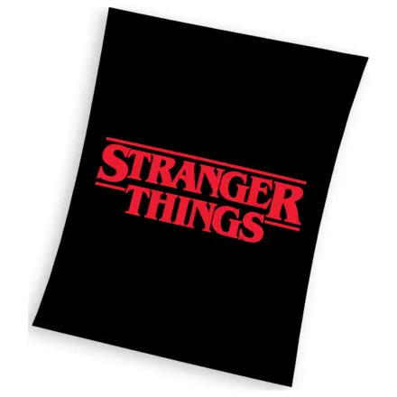 Stranger Things Pătură neagră din fleece poza produsului