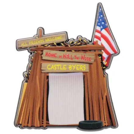 Stranger Things Pin Badge Castle Byers Ediție Limitată poza produsului