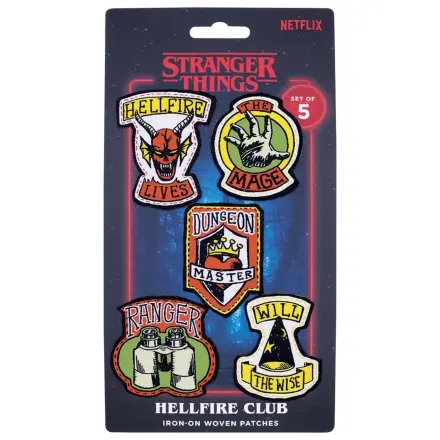 Stranger Things Fabric Patches set de 5 bucati poza produsului