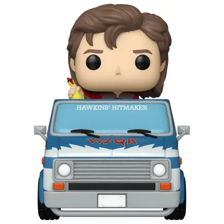 Stranger Things Funko POP! Rides Deluxe Vinyl Steve cu The Squawk Van Exclusive 9 cm poza produsului