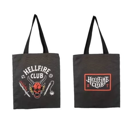 Stranger Things Tote Bag Geantă de cumpărături Hellfire Club termékfotója