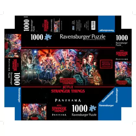 Stranger Things panorama puzzle 1000 piese poza produsului