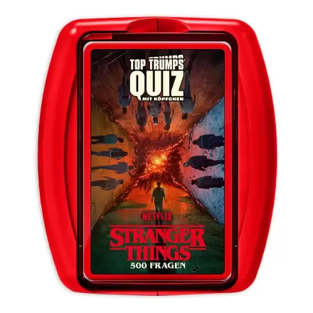 Stranger Things Joc de cărți Top Trumps Quiz Versiune Germană poza produsului