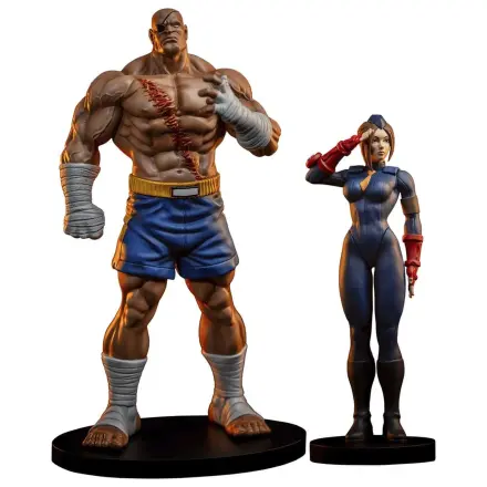Street Fighter Street Jam Statui 1/10 Sagat & Juli 24 cm poza produsului