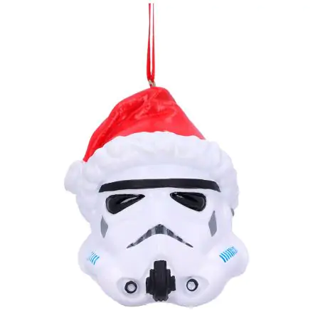 Ornament de Agățat pentru Pom Original Stormtrooper Pălărie de Moș Crăciun 8 cm termékfotója