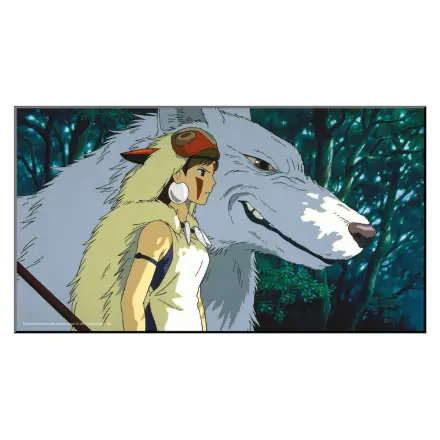 Studio Ghibli Tablou de perete din lemn Princess Mononoke 37,5 x 20,5 cm termékfotója