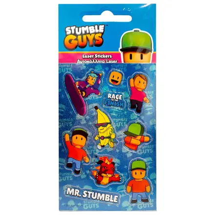 Stumble Guys Blue hologram set autocolant poza produsului