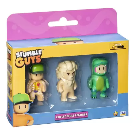 Stumble Guys: Wave 2 Cutie cu fereastră 3 figurine de colecție Inside Out + Kiara + T-Rex Guy poza produsului