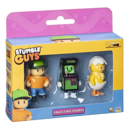 Stumble Guys: Wave 2 Cutie cu fereastră cu 3 figurine de colecție Mr Stumble + Stumble Invaders + Hatchling poza produsului