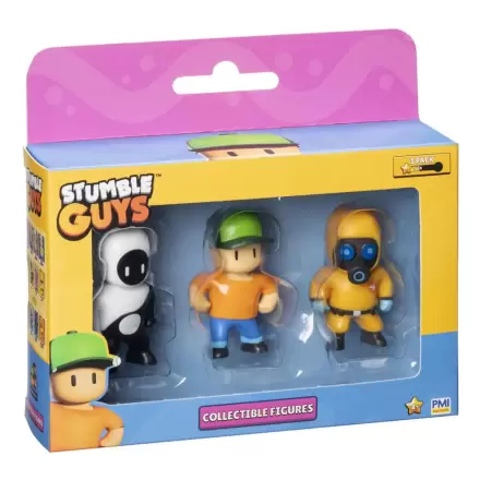 Stumble Guys: Wave 2 figurine de colecție 3-figure window box Yang + Mr Stumble + Hazmat NBC poza produsului