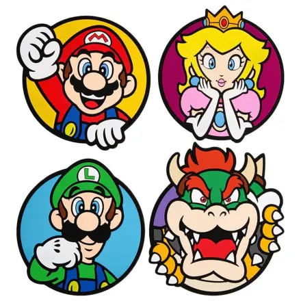 Super Mario Coaster pachet de 4 bucati poza produsului