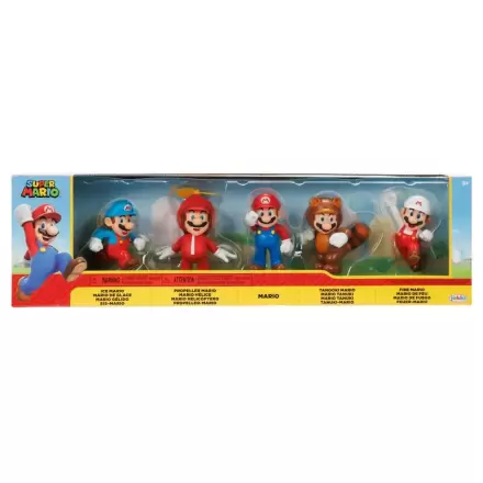 Super Mario Bros blister 5 figurine 6cm termékfotója