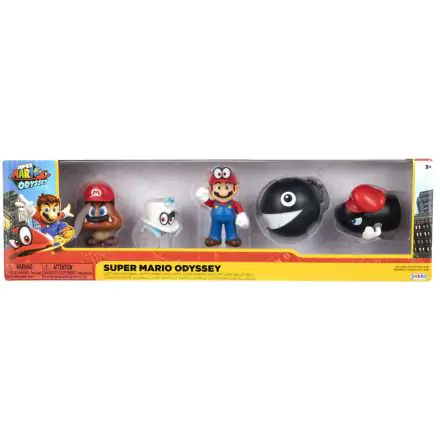 Super Mario Bros pachet 5 figurine 6,5cm termékfotója