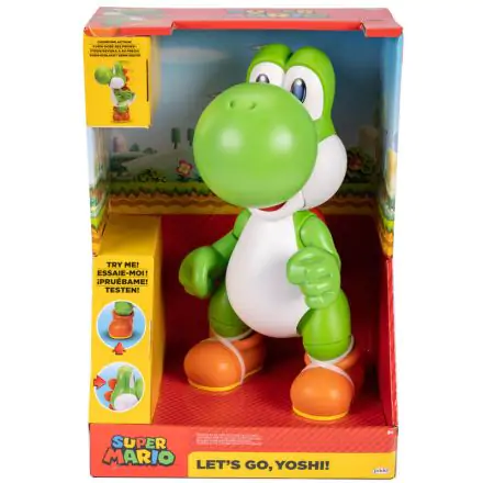 World of Nintendo Figurina de acțiune vorbitoare Let's Go! Yoshi! 36 cm termékfotója