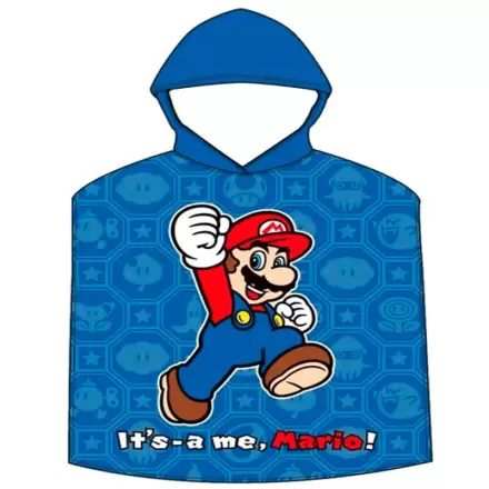 Super Mario Bros prosop poncho din bumbac poza produsului