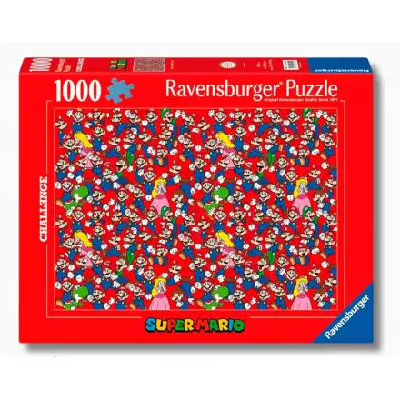 Super Mario Bros puzzle 1000 piese poza produsului
