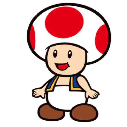 Super Mario Bros Toad perna 3D poza produsului