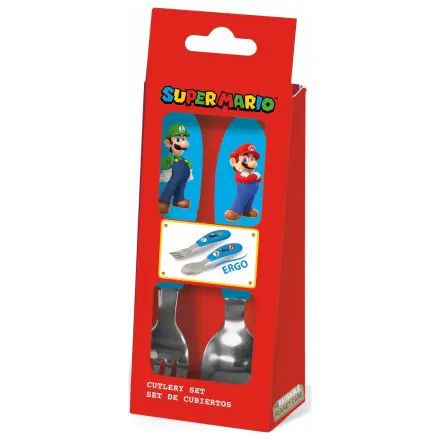 Super Mario Bros. Metal Ergo Set Tacamuri - 2 piese poza produsului