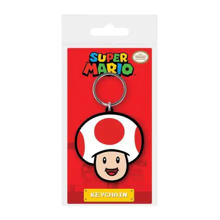 Breloc din cauciuc Super Mario Toad 6 cm poza produsului