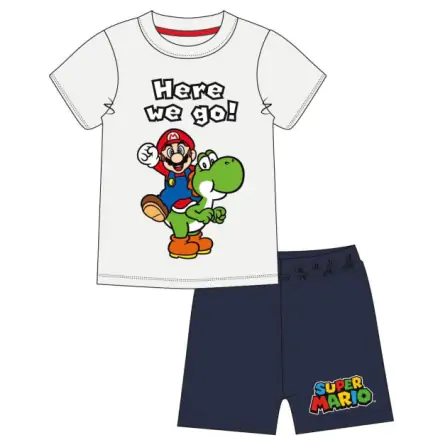 Super Mario Here we go pijama scurtă pentru copii termékfotója