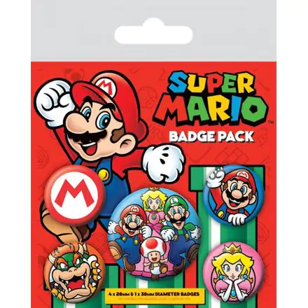 Set de 5 insigne Super Mario poza produsului