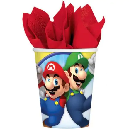 Super Mario Paper Cup 8 bucăți 250 ml poza produsului