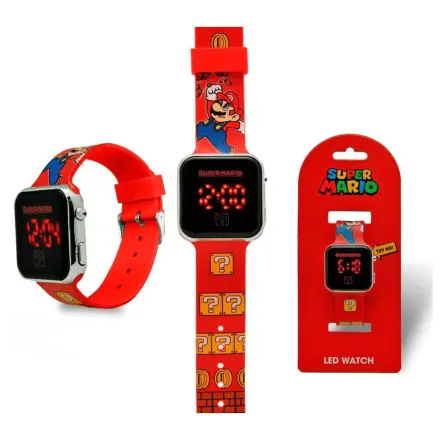 Super Mario Victory Red ceas de mana digital cu LED poza produsului
